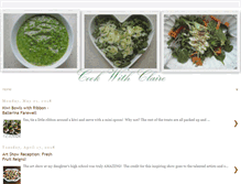 Tablet Screenshot of cookwithclaire.org